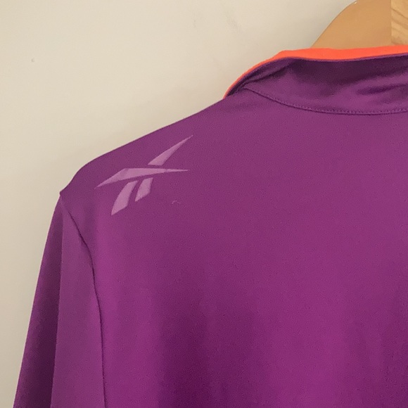 REEBOK Purple ans orange neon track jacket Size Large - Picture 6 of 9